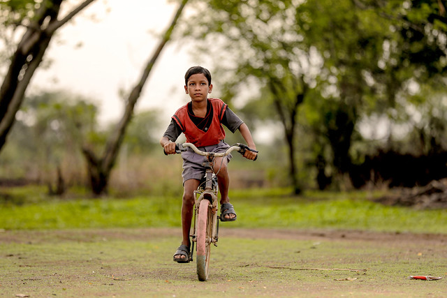 Indian handicapped child